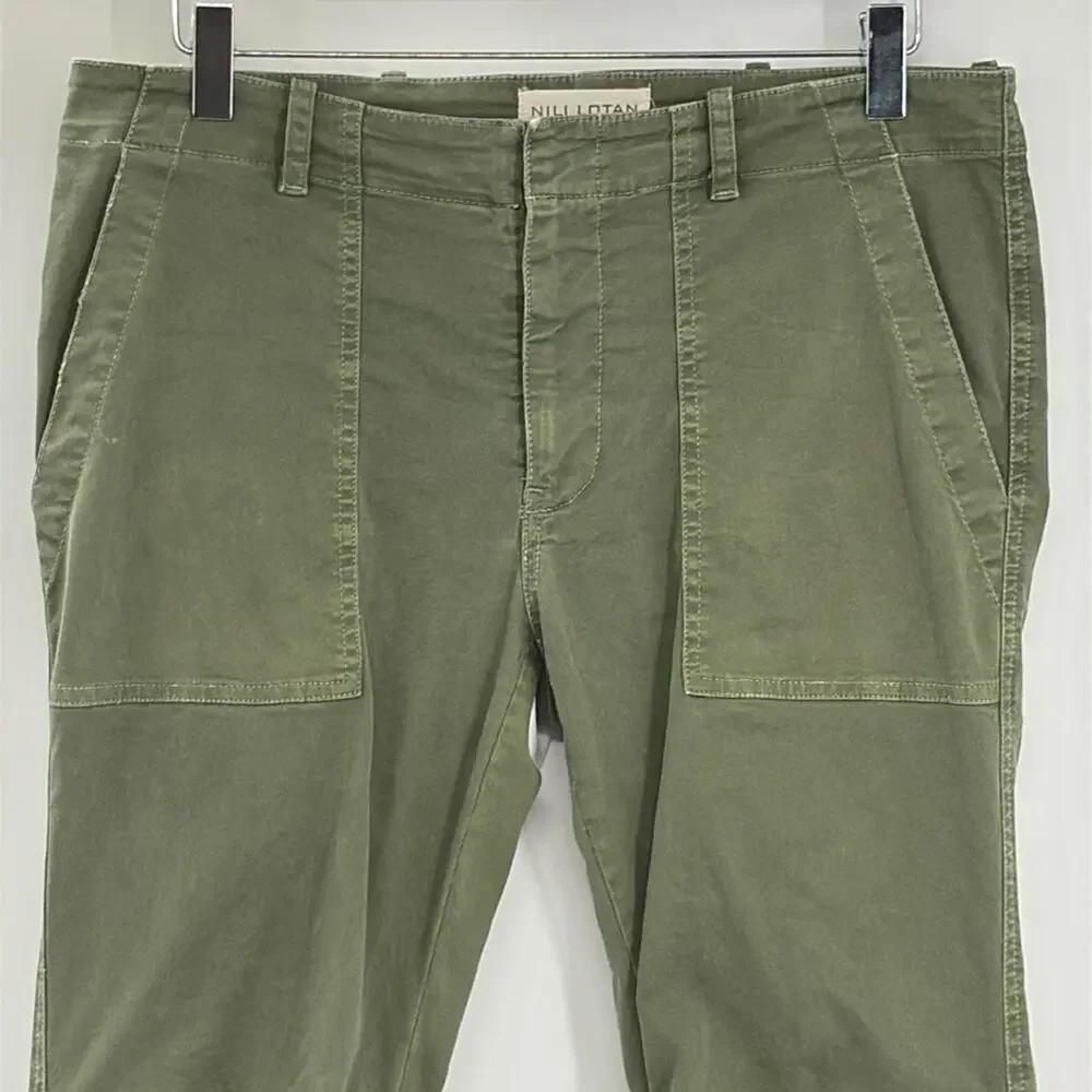 Nili Lotan Cropped Military Pant in Camo - Size 6